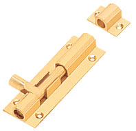 Brass Tower Bolts - V Hex Tower Bolt