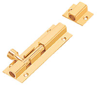 Brass Tower Bolts - Square Tower Bolt