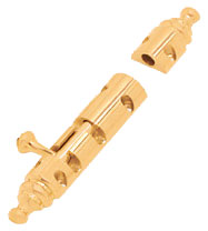 Brass Tower Bolts - Temple Tower Bolt