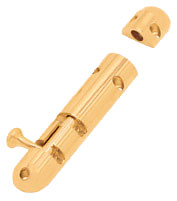 Brass Tower Bolts - Half Round Tower Bolt